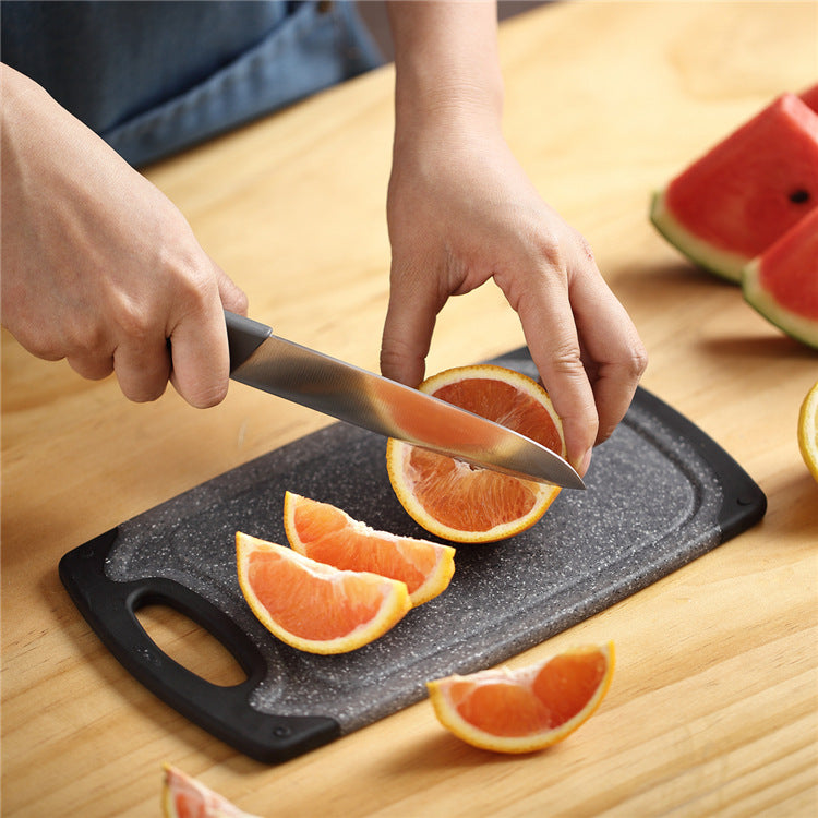 Imitation Marble PP Cutting Board Set For Kitchen Vegetable Preparation