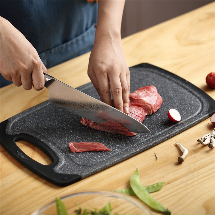 Imitation Marble PP Cutting Board Set For Kitchen Vegetable Preparation
